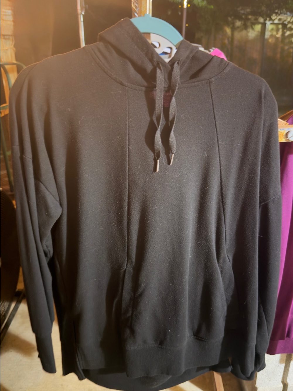 RBX Men’s Black Hooded Pullover Sweatshirt
